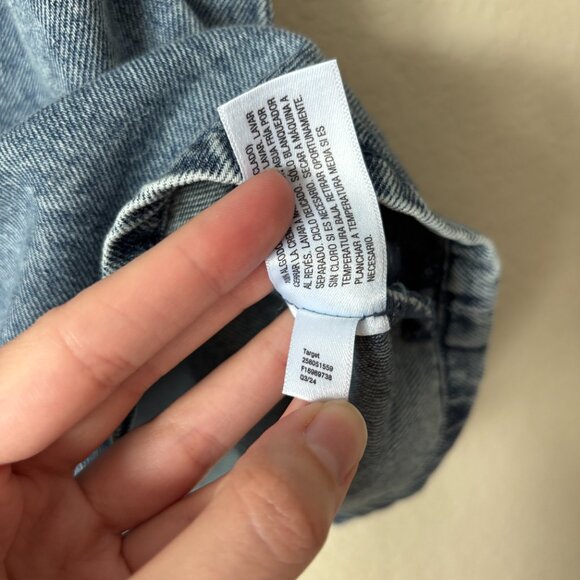 Future Collective 2X Rosette Denim Mini Skirt NEW - Picture 8 of 11